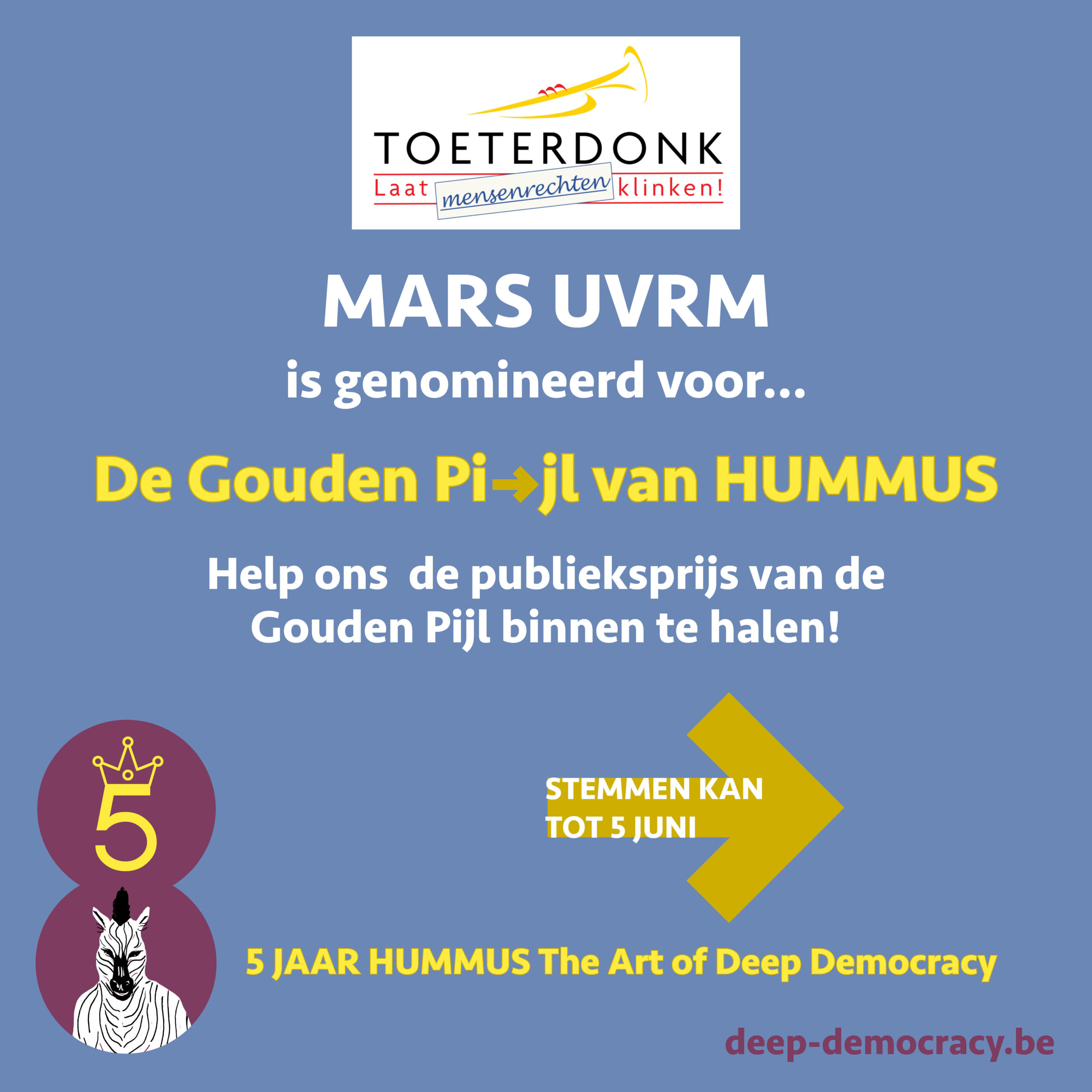 Een Gouden Pijl voor Fanfare Toeterdonk?