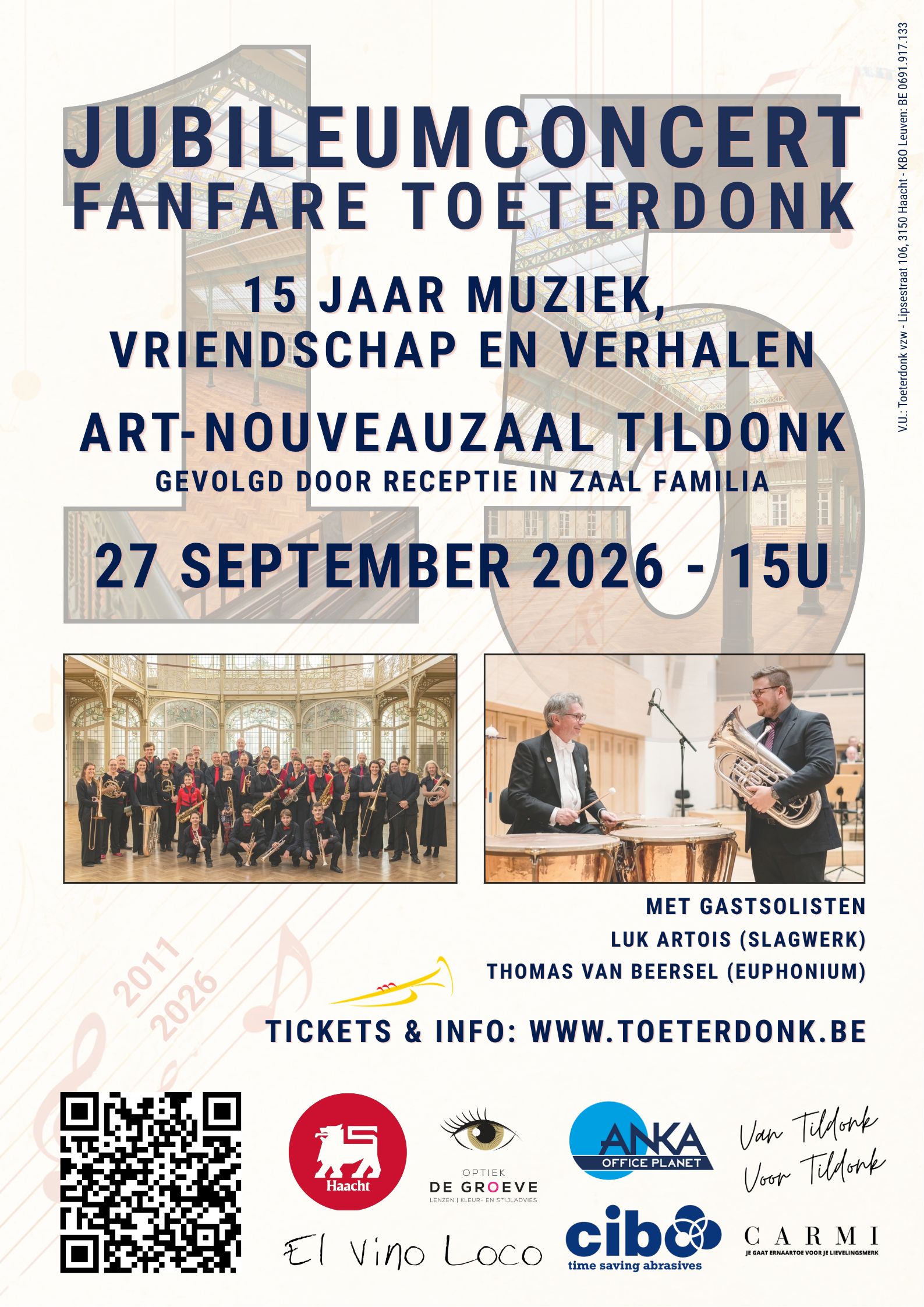 Toeterdonk viert 15 jaar muziek, vriendschap en verhalen